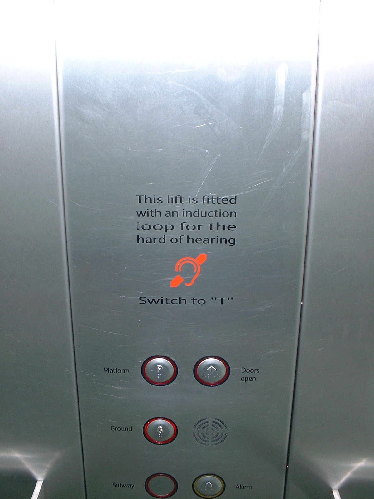 Emergency instruction engraving